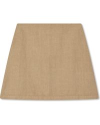 VIR VITA - Ines Linen Mini Skirt - Lyst