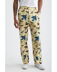 Malbon - Birds Of Georgia Print Magnolia Performance Pants - Lyst