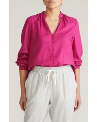 UNIVERSAL STANDARD - Aix Linen Blend Button-Up Shirt - Lyst