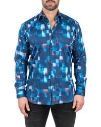 Maceoo - Fibonacci Sensored Contemporary Fit Button-Up Shirt - Lyst