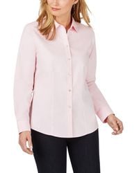 Foxcroft - Dianna Non-Iron Cotton Shirt - Lyst