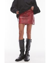 TOPSHOP - Faux Leather Editor Pelmet - Lyst