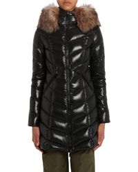 Moncler - Marre Quilted Down Coat With Removable Genuine Shearling Trim - Lyst