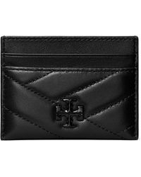 Tory Burch - Kira Chevron Quilted Leather Card Case - Lyst