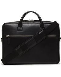 Korchmar - Dylan Slim Leather Briefcase - Lyst