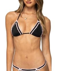 Edikted - Mandy Triangle Bikini Top - Lyst
