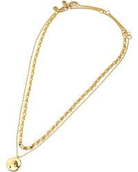 Madewell - Set Of 2 Beaded Pendant Necklaces - Lyst
