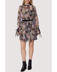 Lost + Wander - Sweet Meadown Floral Long Sleeve Minidress - Lyst
