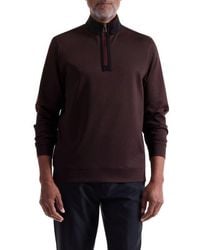 Bugatchi - Quarter Zip Pullover - Lyst