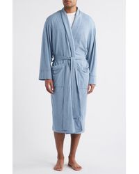 Daniel Buchler - Shawl Collar Heathered Cotton & Modal Blend Robe - Lyst