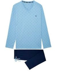 Hom - Walter Long Pajama Set - Lyst