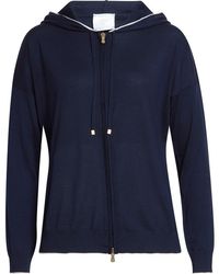 Eleventy - Avalon Travel Merino Wool Full Zip Hoodie - Lyst