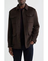 Nordstrom - Felted Wool Blend Field Jacket - Lyst