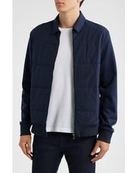 BOSS - Sigmon Quilted Zip Jacket - Lyst