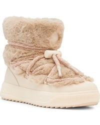 Moncler - Mon Altive Faux Fur Snow Boot - Lyst