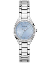 Guess - Crystal Bezel & Markers Bracelet Watch, 30Mm - Lyst