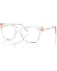 Michael Kors - 54Mm Rectangle Optical Glasses - Lyst