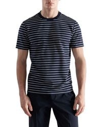 Mango - Slim Fit Coolmax Stripe T-Shirt - Lyst