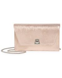 Akris - Anouk Lizard Embossed Wallet On A Chain - Lyst