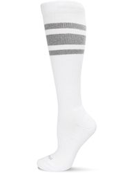 Memoi - Stripe Performance Knee High Compression Socks - Lyst