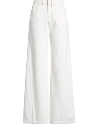 FRAME - Le baggy Palazzo High Waist Wide Leg Jeans - Lyst