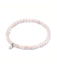 Tiny Rituals - Rose Quartz Energy Bracelet - Lyst