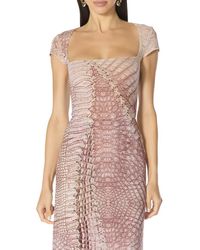 AFRM - Square Neck Cap Sleeve Top - Lyst