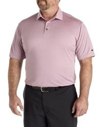Reebok - Big & Tall Performance Heather Polo Shirt - Lyst