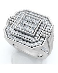 Bliss Diamond - 1 3/4Ct Diamond Anniversary Ring, Or Lab Grown - Lyst