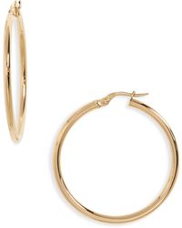 Roberto Coin - 35mm Gold Hoop Earrings - Lyst