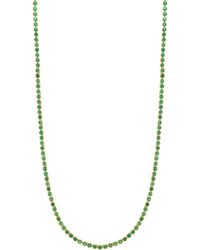 Bony Levy - El Mar Emerald Tennis Necklace - Lyst