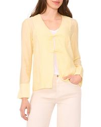 Halogen® - Tie Front Top - Lyst