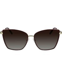 Ferragamo - Vara 59Mm Rectangular Sunglasses - Lyst
