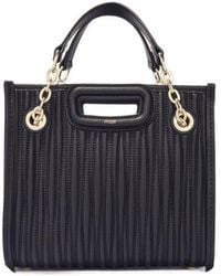 Maje - Mini Quilted Leather Tote Bag - Lyst
