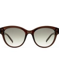 Le Specs - Majestic 53Mm Gradient Round Sunglasses - Lyst