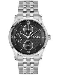 BOSS - Principle Master Chronograph Watch, 41Mm - Lyst