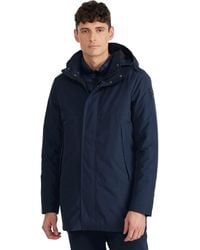 Pajar - Altair Mid Length Parka With Welded Detail And Detachable Hood - Lyst