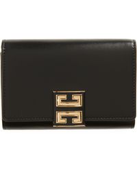 Givenchy - Medium 4g Leather Trifold Wallet - Lyst