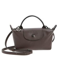 Longchamp - Extra Small Le Pliage Xtra Leather Clutch - Lyst