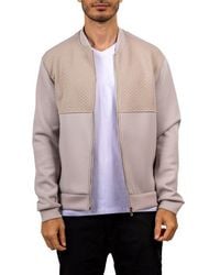 Maceoo - Ascension 047 Mixed Media Bomber Jacket - Lyst