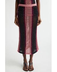 DIOTIMA - Stripe Spice Embellished Sweater Skirt - Lyst