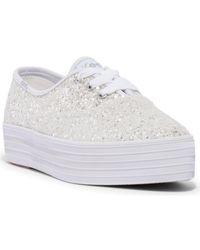 Keds - Point Glitter Platform Sneaker - Lyst