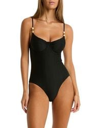 Sea Level - Caracus Balconette Underwire One-Piece Swimsuit - Lyst