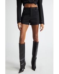 Dion Lee - Rivet Detail Tailored Stretch Wool Shorts - Lyst