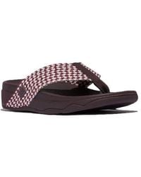Fitflop - Surfa Multi Tone Toe Post Sandals - Lyst