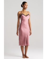 Natori - Ashley Icon Gown With Lace - Lyst