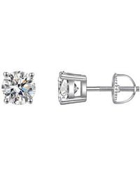 Donatello Gian - Sterling Screw-Back Round Small Studs - Lyst