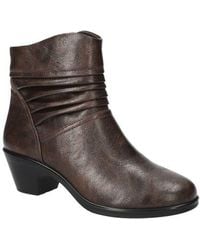 Easy Street - Bess Faux Leather Bootie - Lyst
