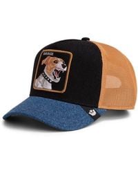 Goorin Bros - Savage Dawg Patch Denim Snapback Trucker Hat - Lyst