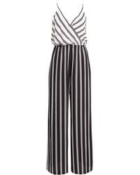 chelsea28 faux wrap jumpsuit